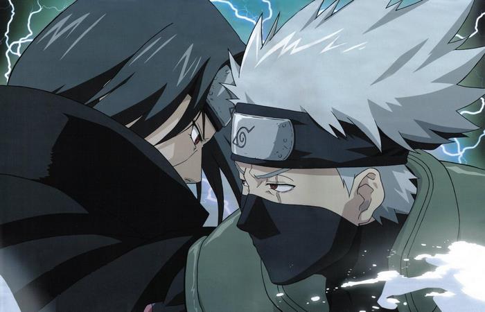 Intense Face-off Between Kakashi and Itachi