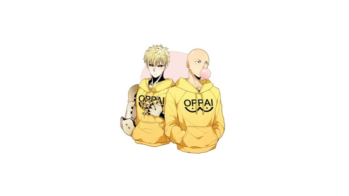 Saitama and Genos from One-Punch Man