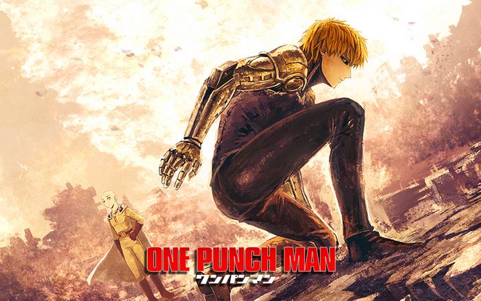 Genos and Saitama from One-Punch Man
