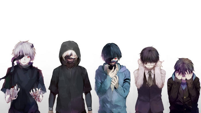 Ken Kaneki from Tokyo Ghoul