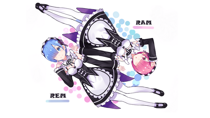 Rem and Ram from Re:Zero
