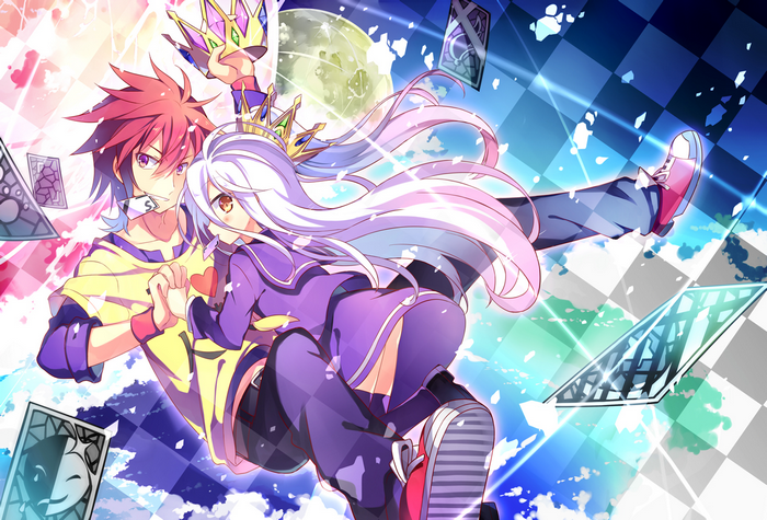 Sora and Shiro from No Game No Life