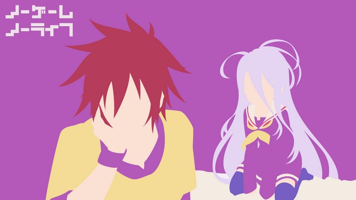 Sora and Shiro from No Game No Life