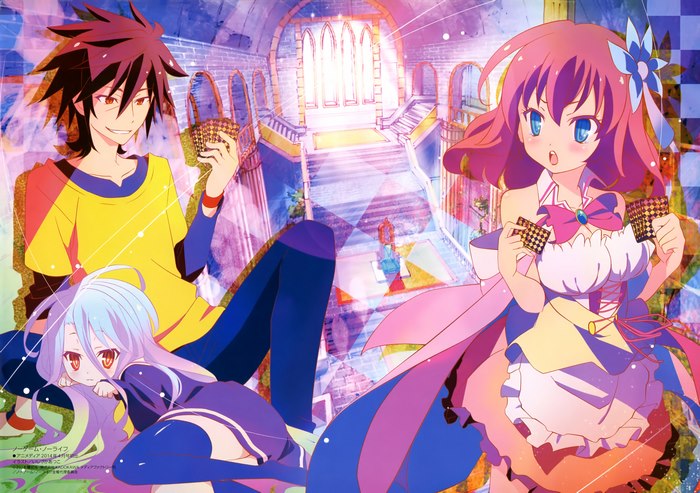 Sora and Shiro from No Game No Life