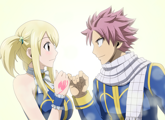 Lucy Heartfilia and Natsu Dragneel from Fairy Tail