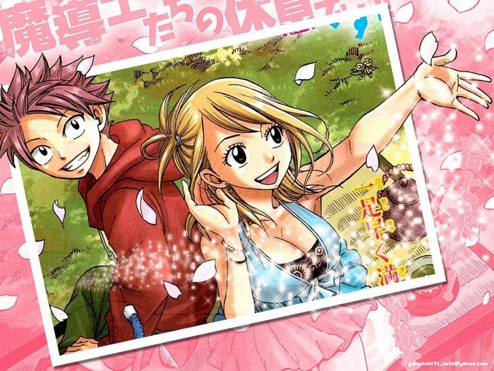Lucy Heartfilia and Natsu Dragneel from Fairy Tail