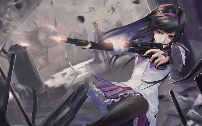 Homura Akemi from Puella Magi Madoka Magica