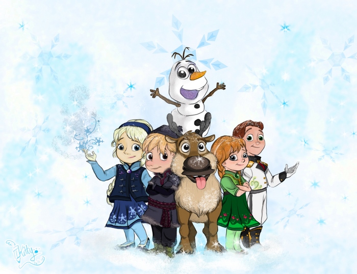 Characters from Frozen