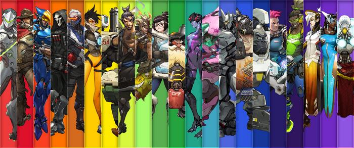 Overwatch characters lineup
