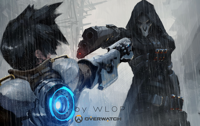 Tracer and Reaper from Overwatch