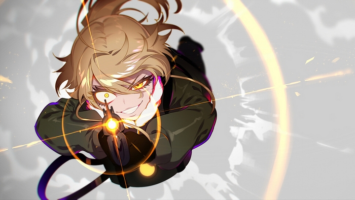 Tanya Degurechaff aiming a rifle