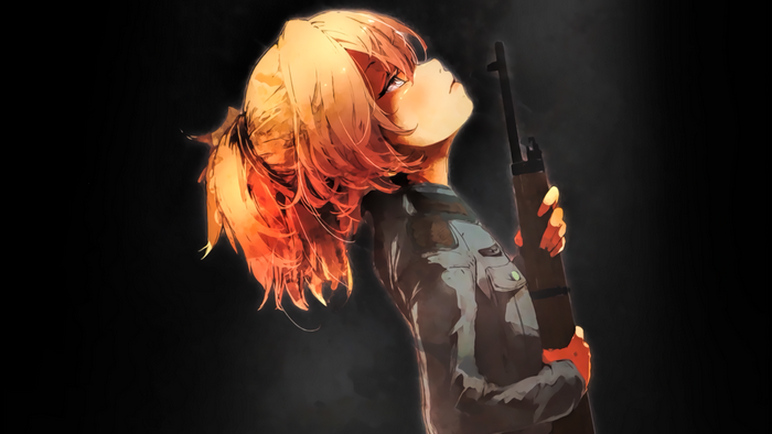 Tanya Degurechaff with Rifle