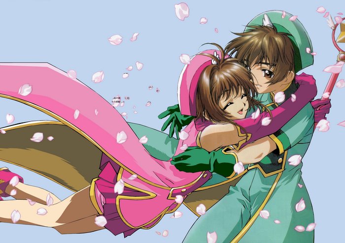 Sakura Kinomoto and Syaoran Li