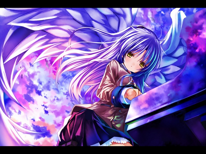 Kanade Tachibana with Angel Wings