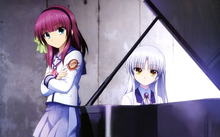 Kanade Tachibana and Yui from Angel Beats!