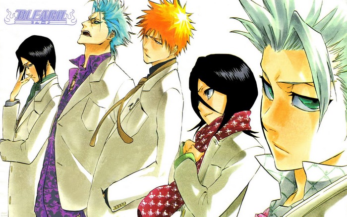 Bleach characters in suits