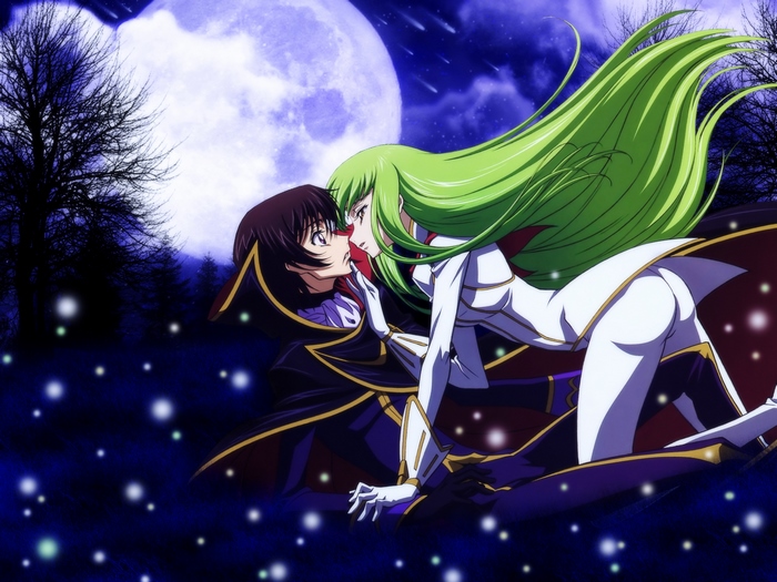 Intense Moonlit Encounter in Code Geass
