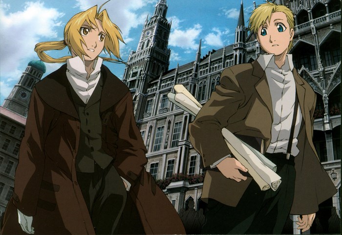 Edward Elric and Alphonse Elric from Fullmetal Alchemist