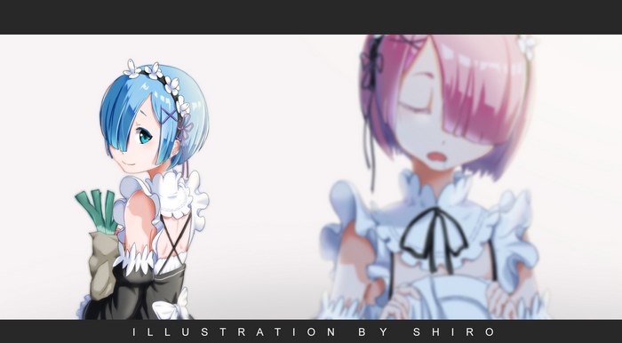 Rem and Ram from Re:Zero