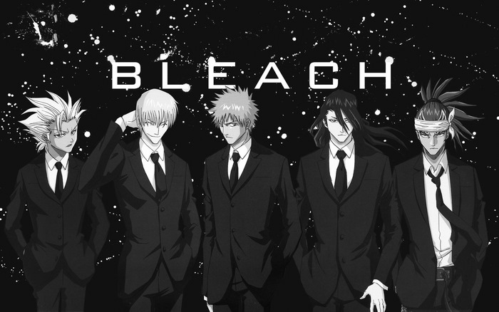 Bleach characters in suits