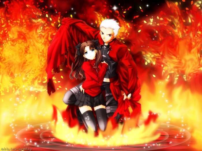 Rin Tohsaka from Fate/stay night