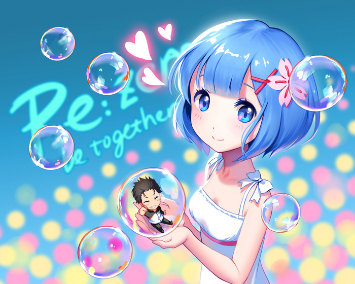 Rem and Subaru from Re:Zero