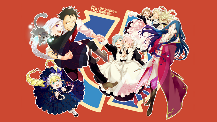 Re:Zero Characters with Subaru Natsuki