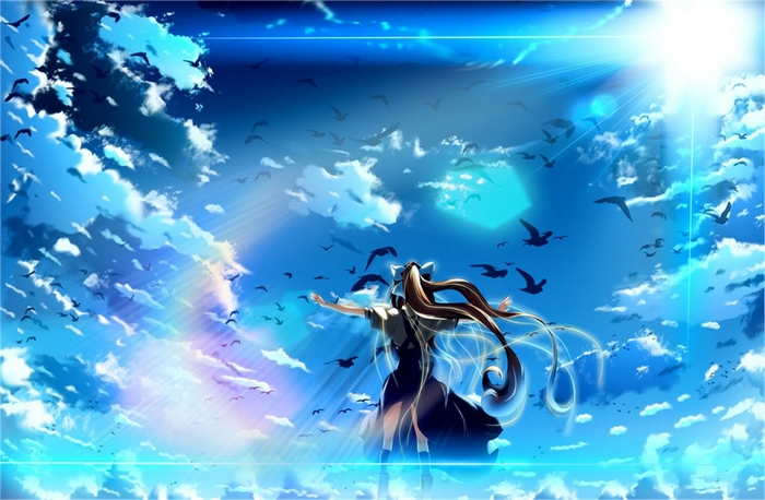 Misuzu Kamio in the Sky with Birds