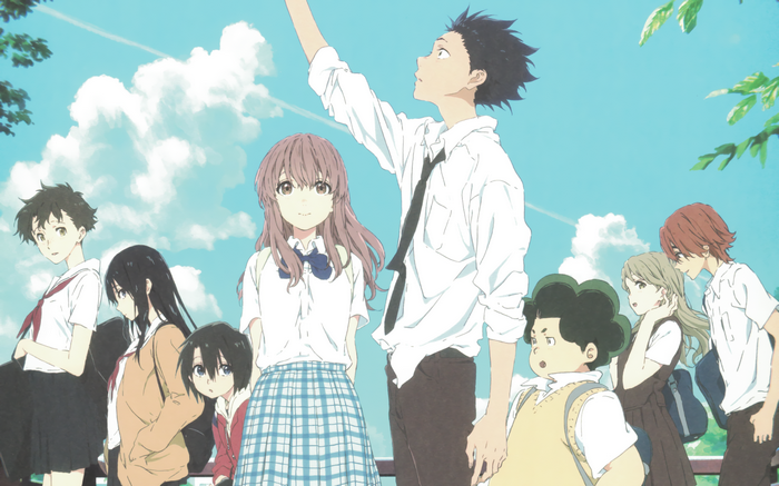 Koe no Katachi Shouko Nishimiya and friends