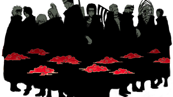 Akatsuki members from Naruto