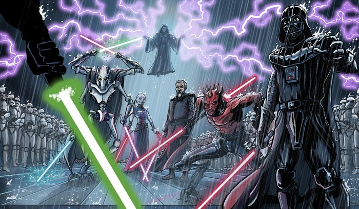 Darth Vader and Sith Lords from Star Wars