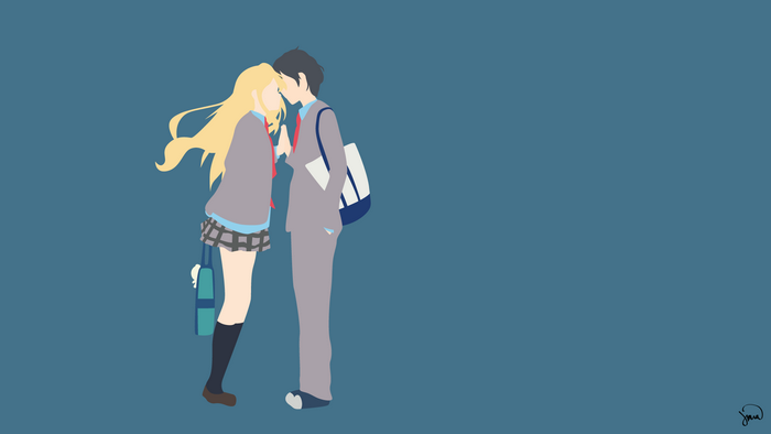 Kousei Arima and Kaori Miyazono