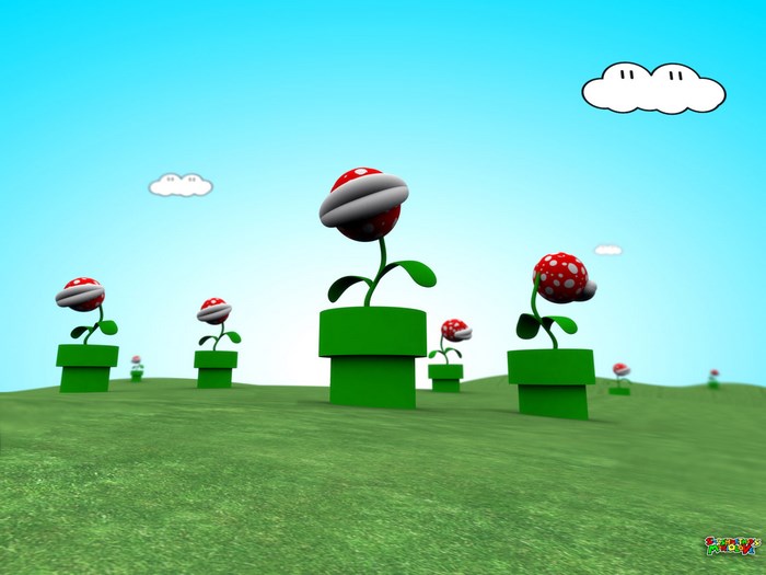 Piranha Plants from Super Mario Bros.
