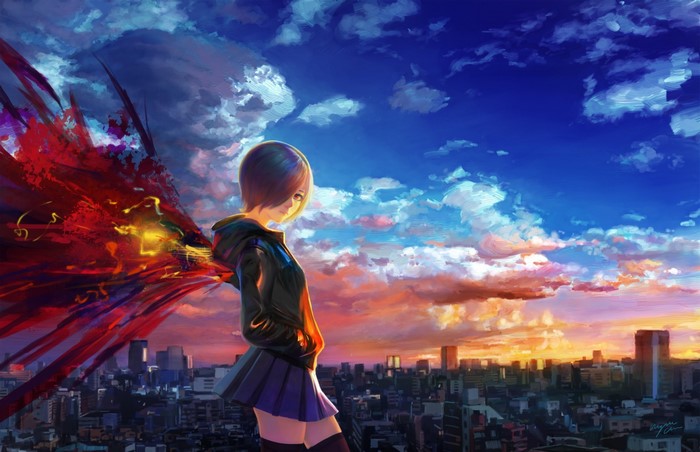 Touka Kirishima from Tokyo Ghoul