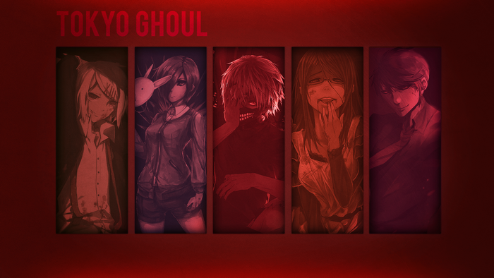 Tokyo Ghoul Characters Collage