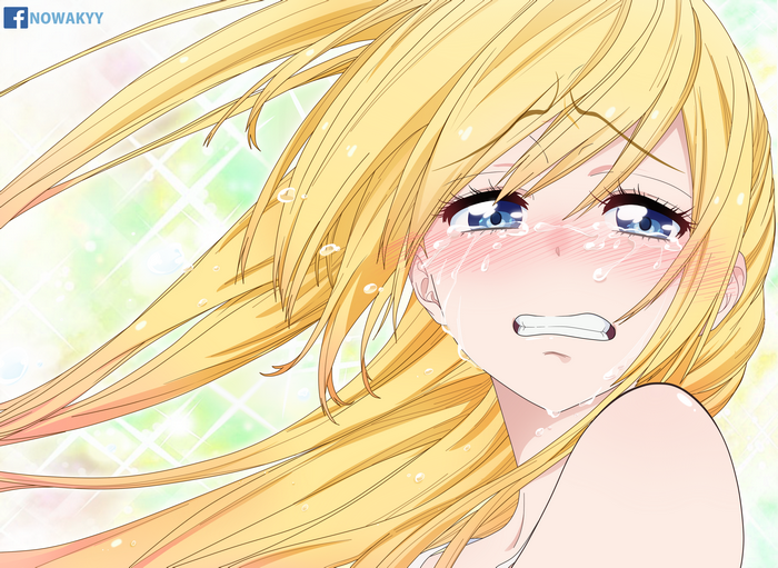 Chitoge Kirisaki crying