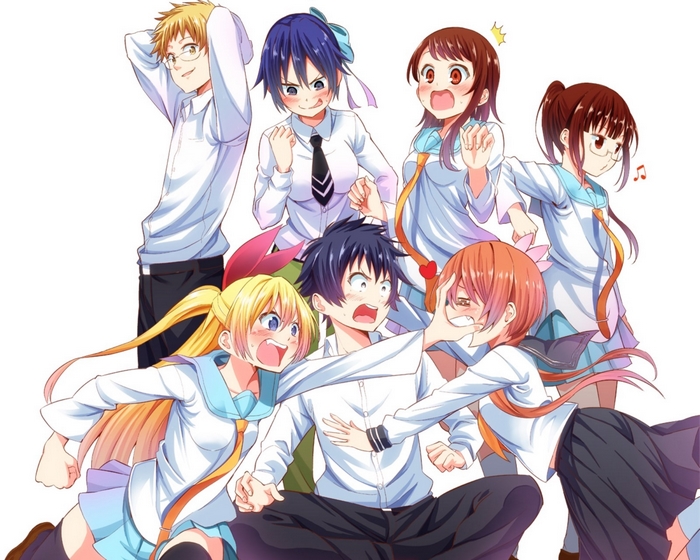 Nisekoi: Chitoge Kirisaki and friends