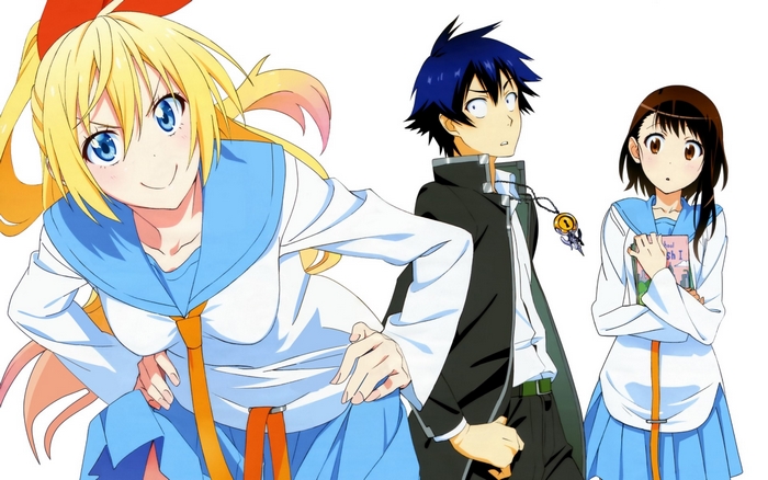 Chitoge Kirisaki and friends from Nisekoi