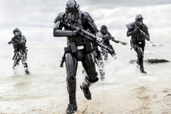Stormtroopers running through water