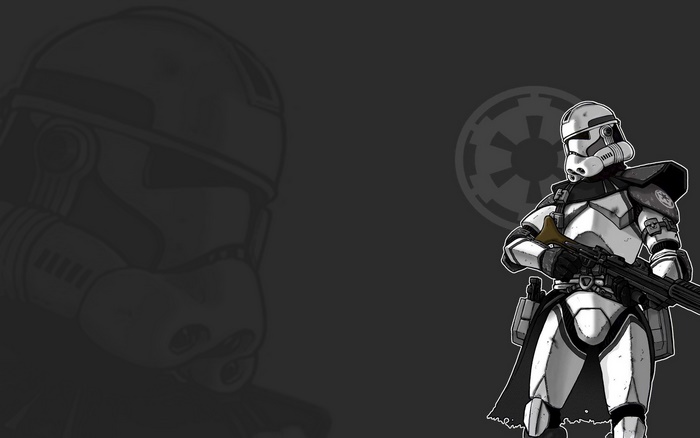 Stormtrooper with Imperial symbol