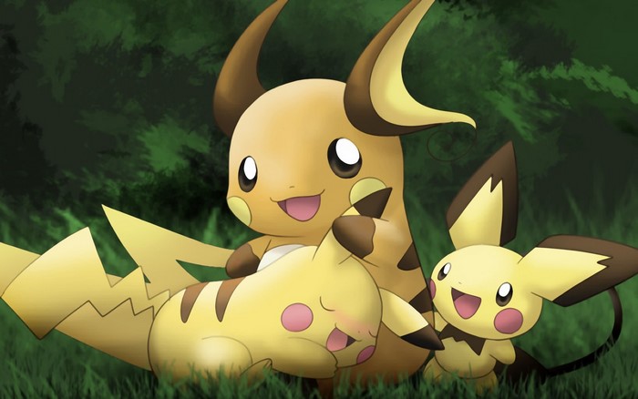 Pikachu and Pichu from Pokemon