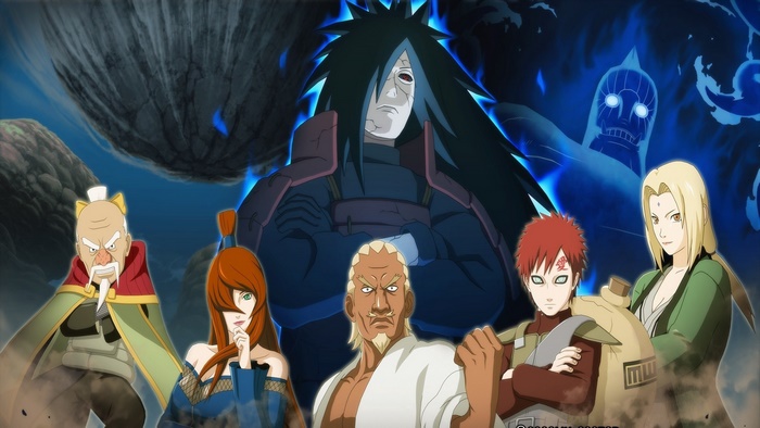 Madara Uchiha and Kage from Naruto