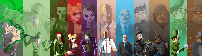 Batman Villains from DC Comics