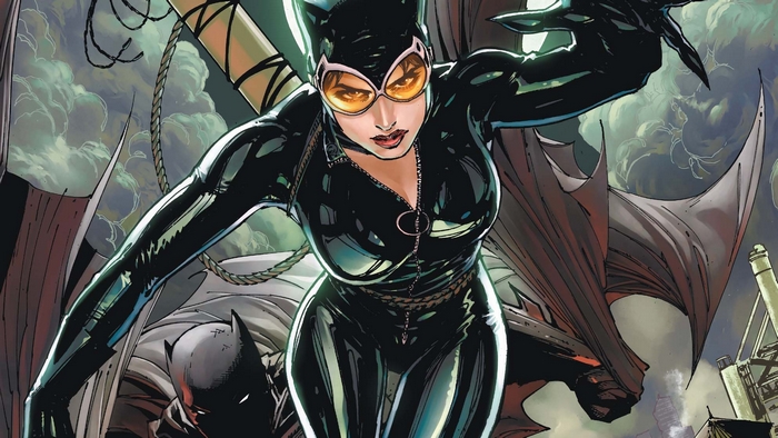 Catwoman and Batman from DC Comics