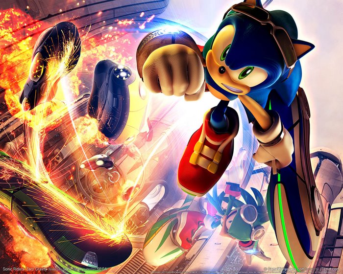 Sonic the Hedgehog from Sonic Riders: Zero Gravity