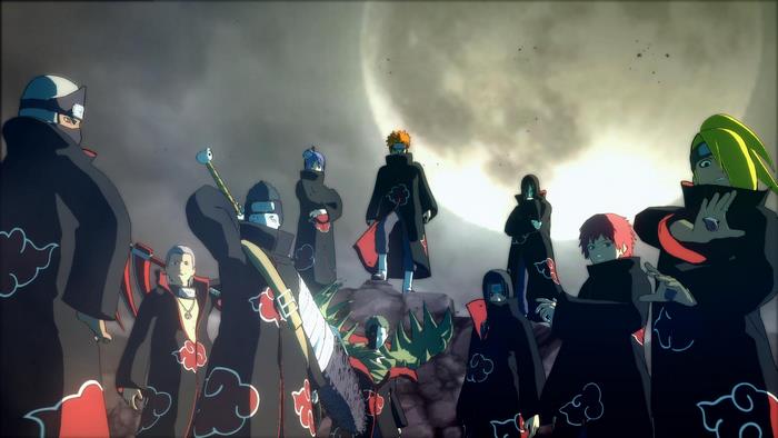 Akatsuki members from Naruto