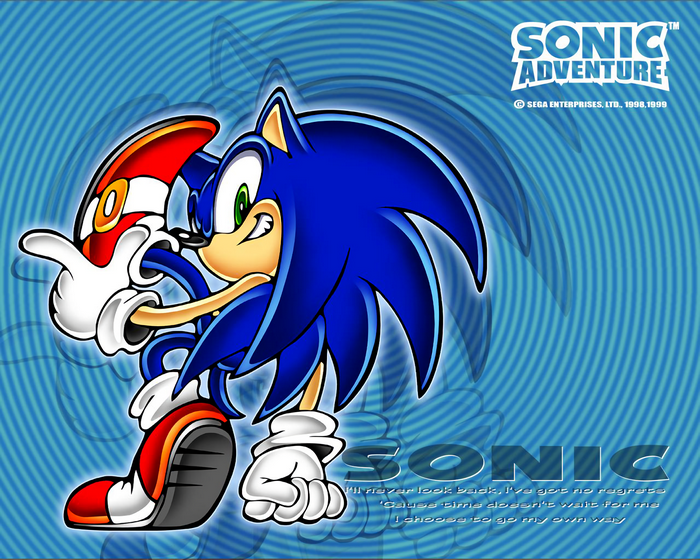 Sonic the Hedgehog from Sonic Adventure