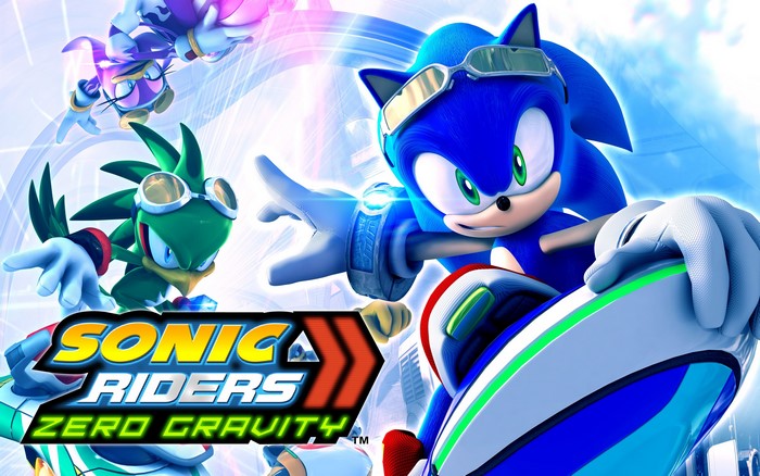 Sonic the Hedgehog and Jet the Hawk in Sonic Riders: Zero Gravity