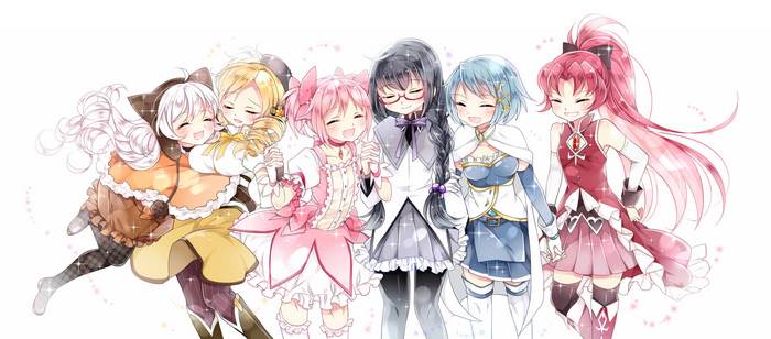 Magical Girls from Puella Magi Madoka Magica