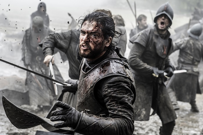 Jon Snow in battle
